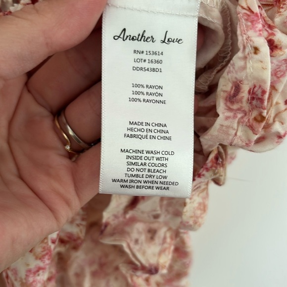 NWT Anthropologie Another Love Smocked Floral Mini Dress - Picture 9 of 9